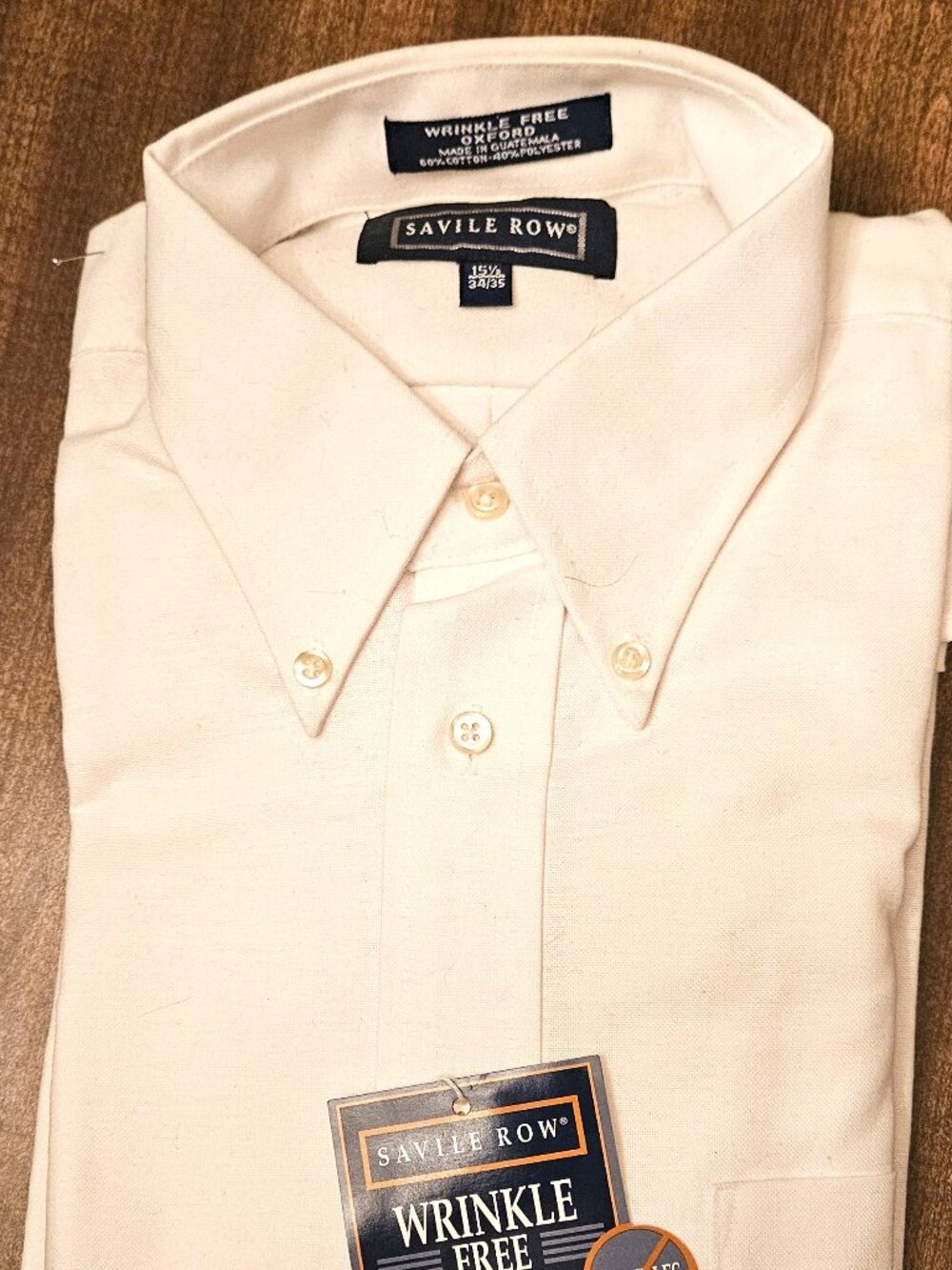 Savile Row Men's Dress Shirt, White
